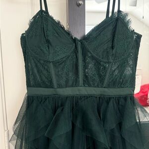 Dark Green Formal Dress